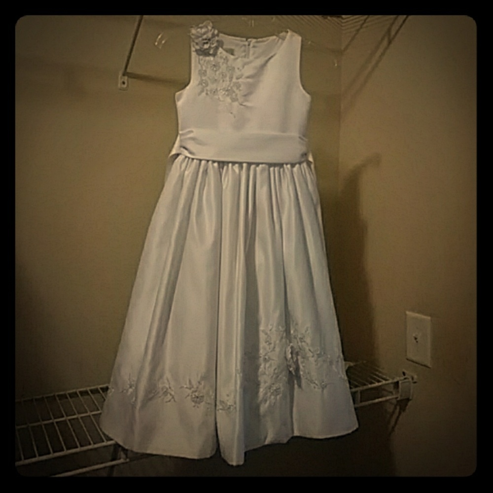 Girl's Formal White Dress