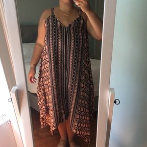 Bohemian Tribal Print Dress
