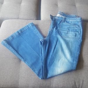 Light Blue Flare Denim