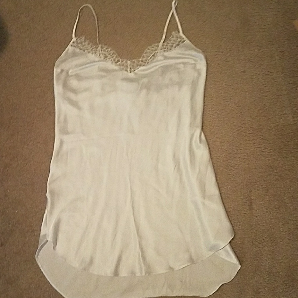 White silky nighty