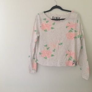 VS PINK Floral Sweat S