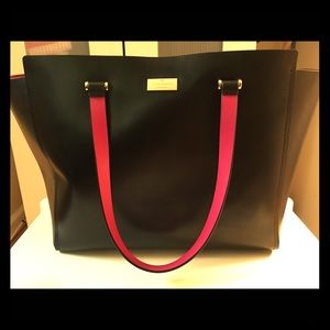 Kate Spade Black and Pink Tote