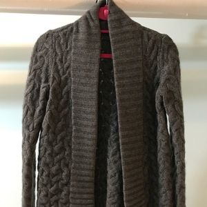 Ann Taylor Size Small 100% Cashmere Open Cardigan
