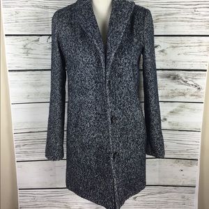 Forever 21 coat button up wool