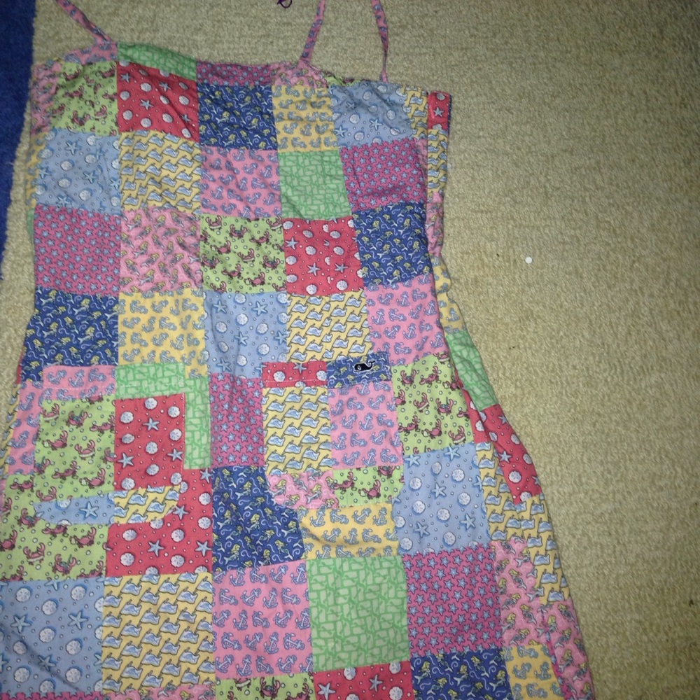 Vintage Vineyard Vines Patchwork Dress