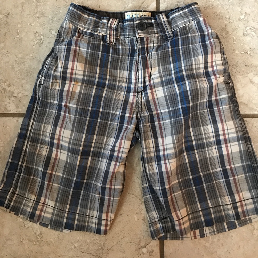 Children's Place plaid shorts