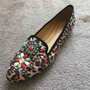 NWB Ellen Tracy India Smoking Flats