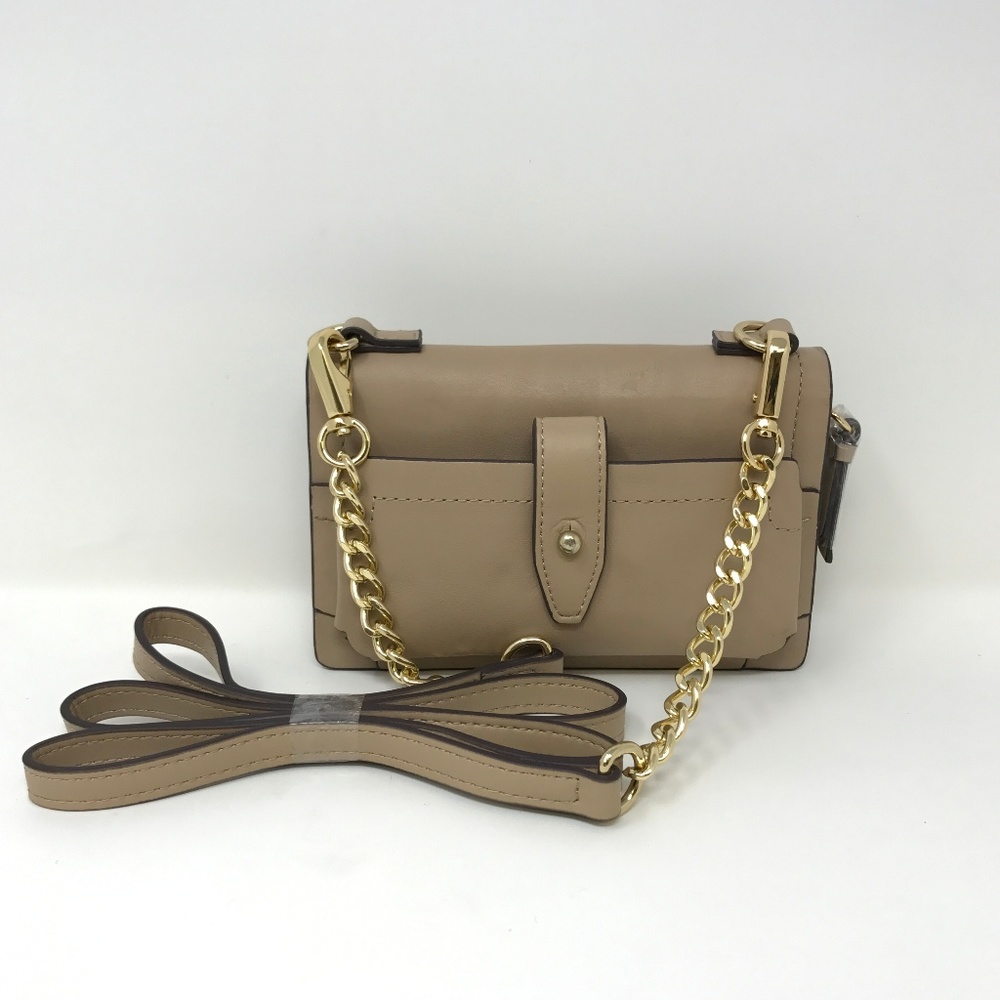 Emma & Sophia Saddle Genuine Leather Crossbody - Picture 1 of 4