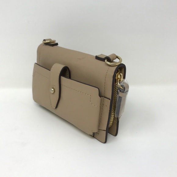 Emma & Sophia Saddle Genuine Leather Crossbody - Picture 2 of 4