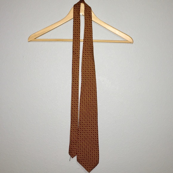 J. Crew burgundy and gold tie - Picture 2 of 3