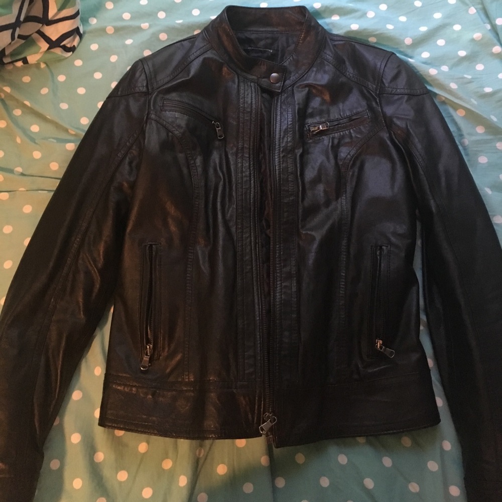 Italian leather jacket