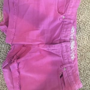Purple express shorts
