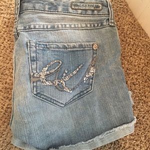 Express jean shorts