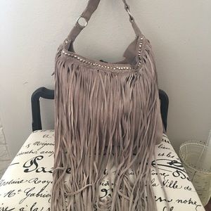 Sondra Roberts Suede hobo bag