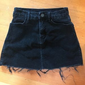 Brandy melville denim skirt