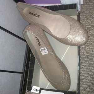 NWT Lower East Side Sparkly Flats