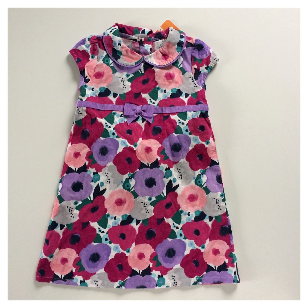 Gymboree Peter Pan Collar Floral Print Dress