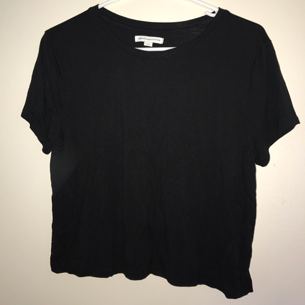 Black crop top