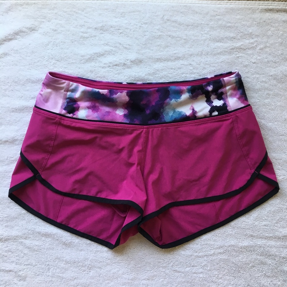 Lululemon Pink Tracker Shorts