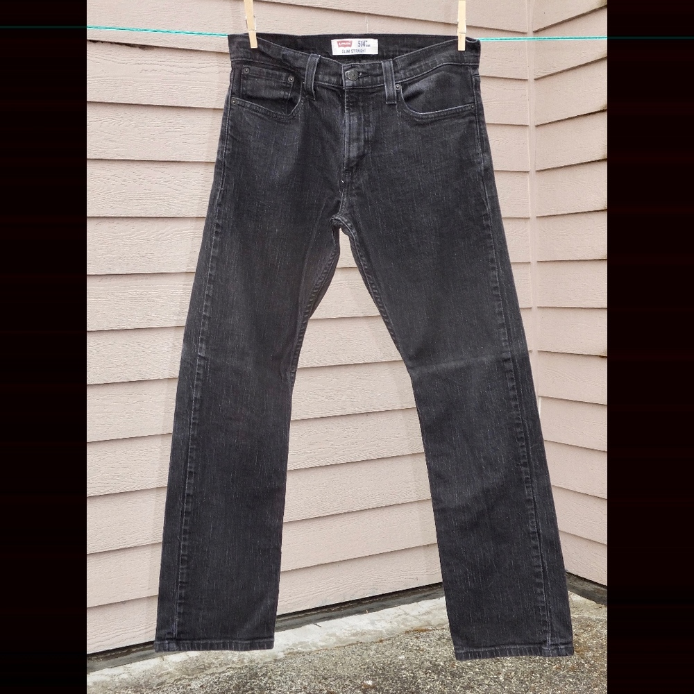 Levi's 514 black jeans (men's)