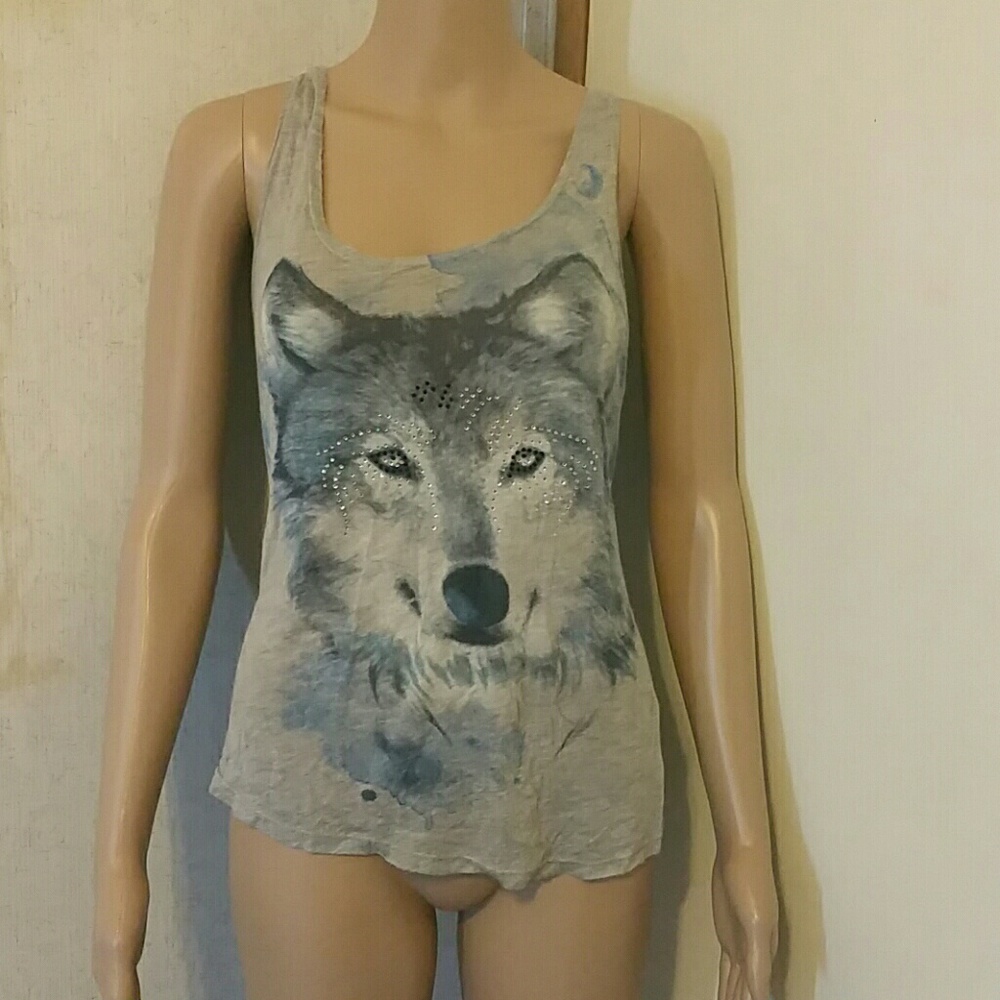 Wolf tank top