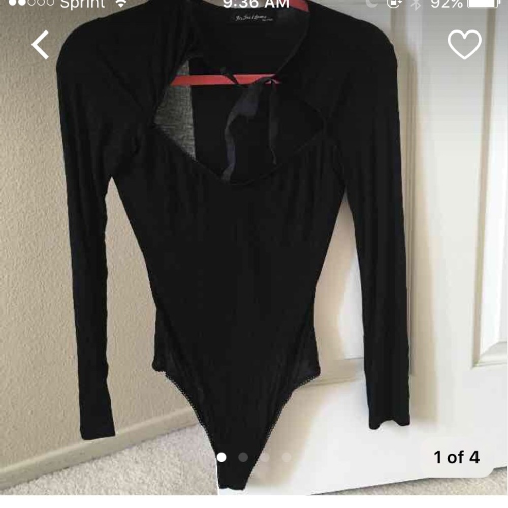 FOR LOVE&LEMON black body suit