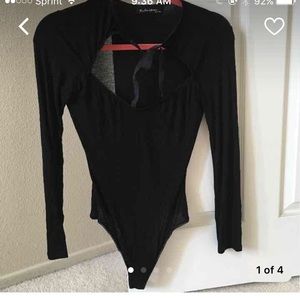 FOR LOVE&LEMON black body suit