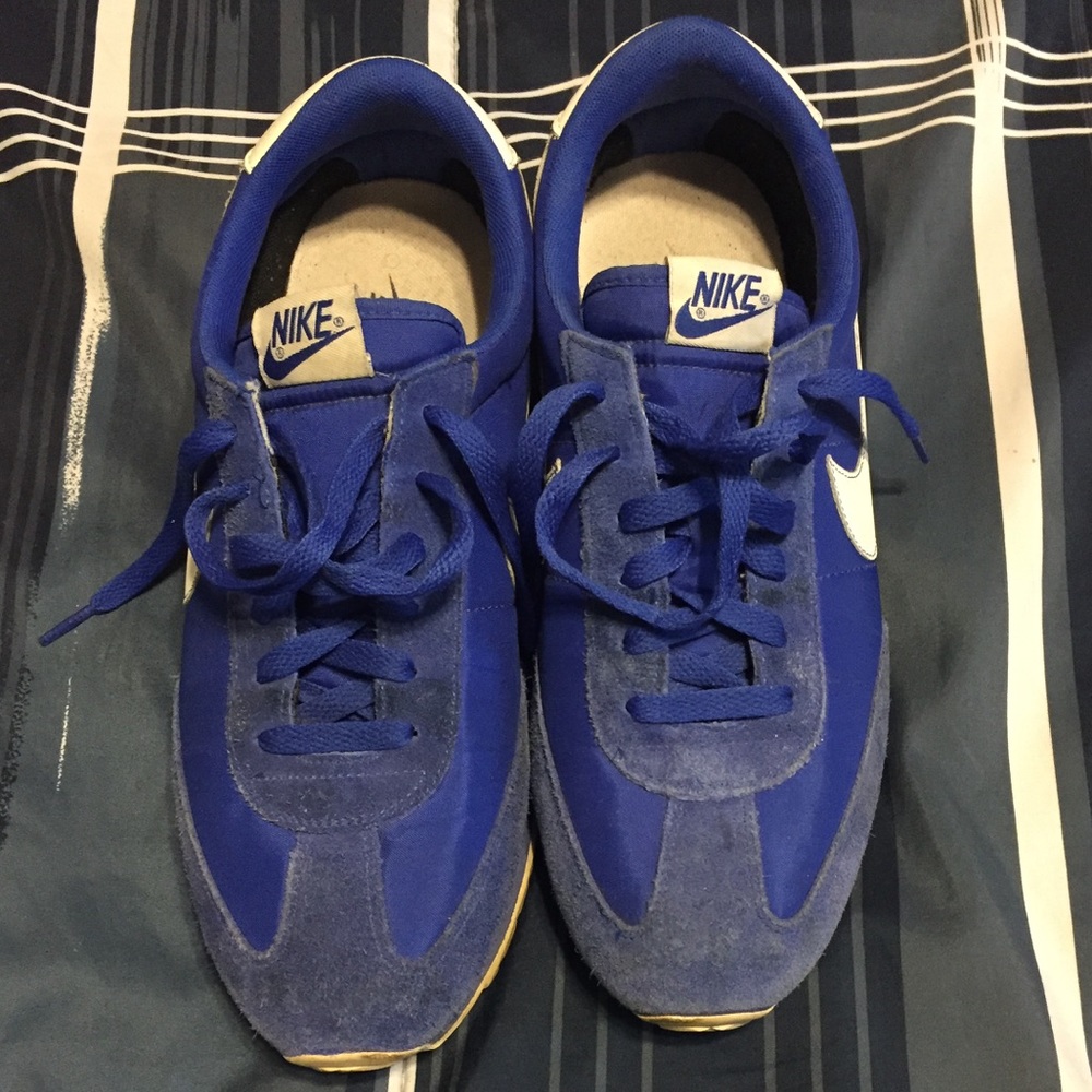 Blue/White Nike Athletic shoes. Size 10.5.