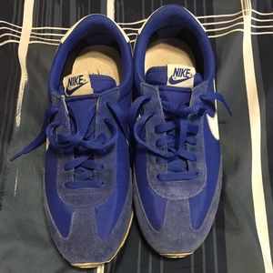 Blue/White Nike Athletic shoes. Size 10.5.