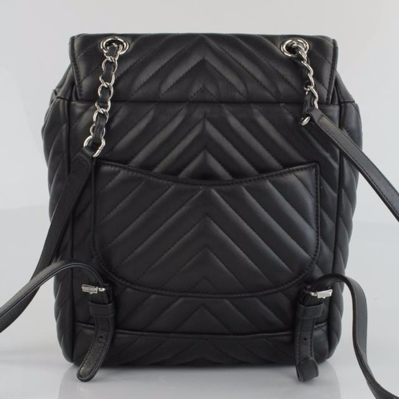 SOLDAuth RARE Chanel Urban Spirit Chevron Backpack - Picture 7 of 8
