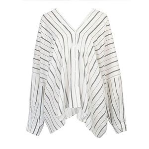 Persun Women's Loose Fit V-Neck Blouse