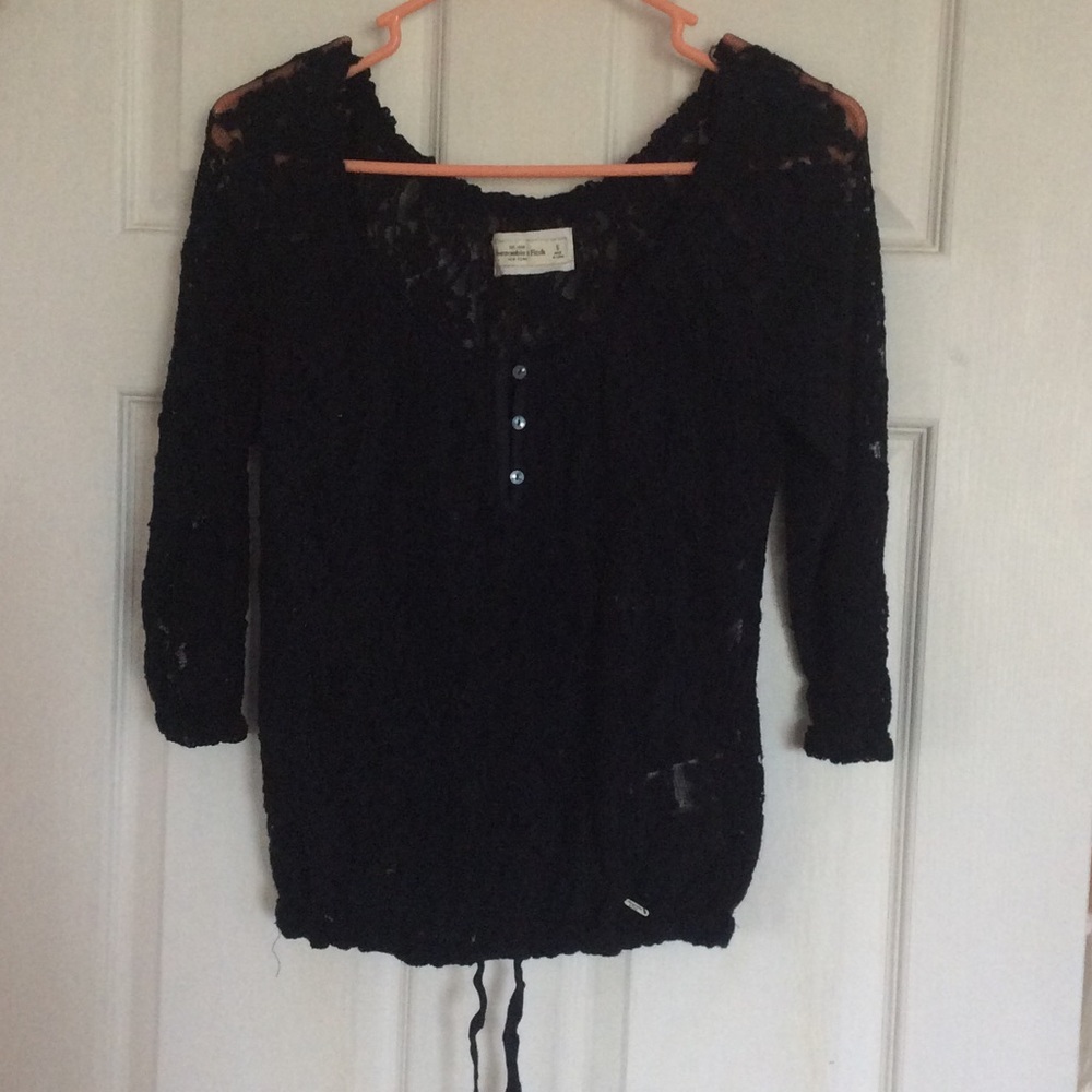 Sheer lace top
