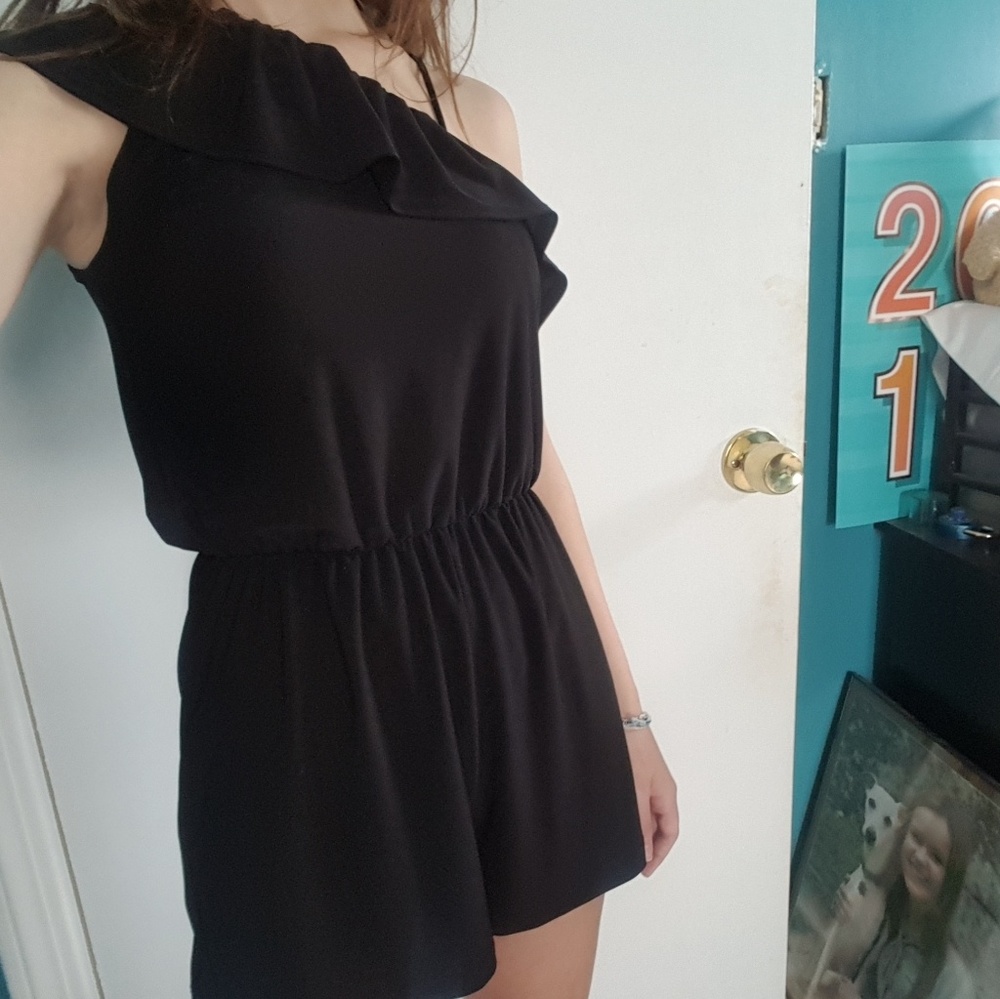 Charlotte Russe Black Romper