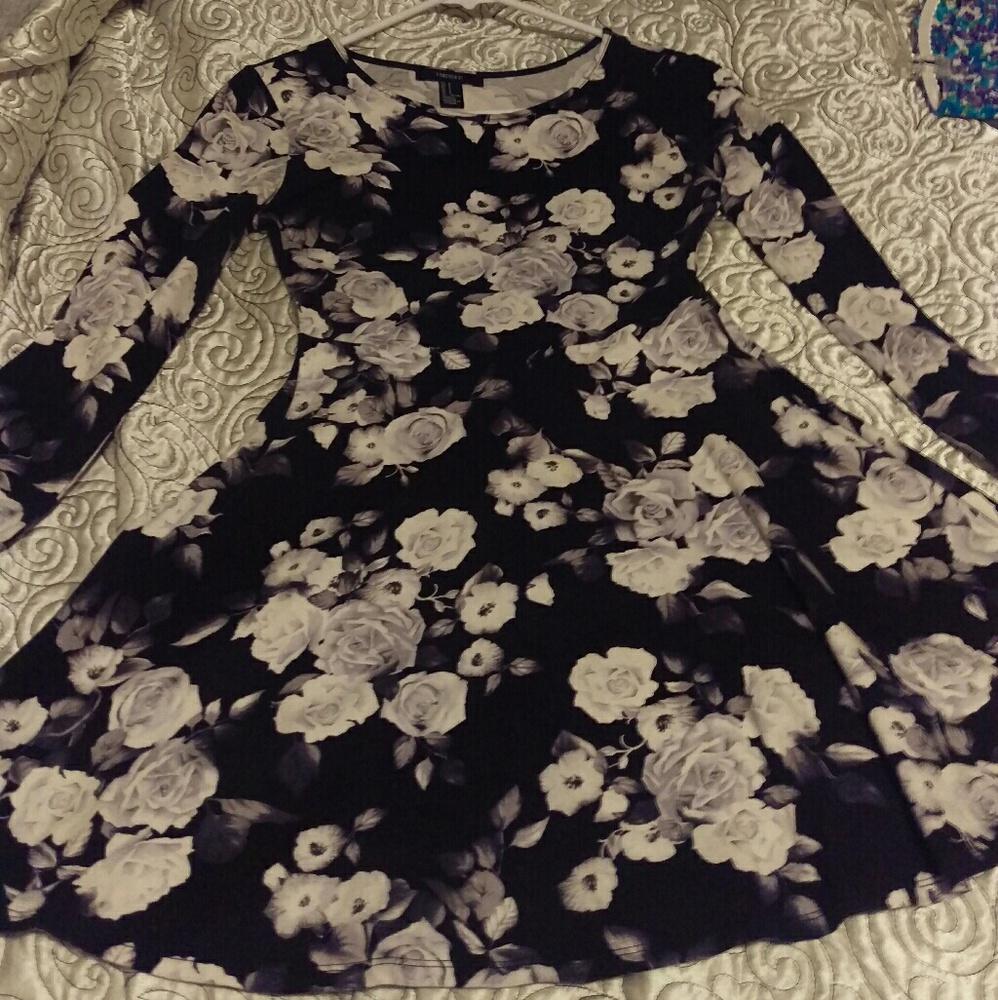Forever 21 floral skater dress