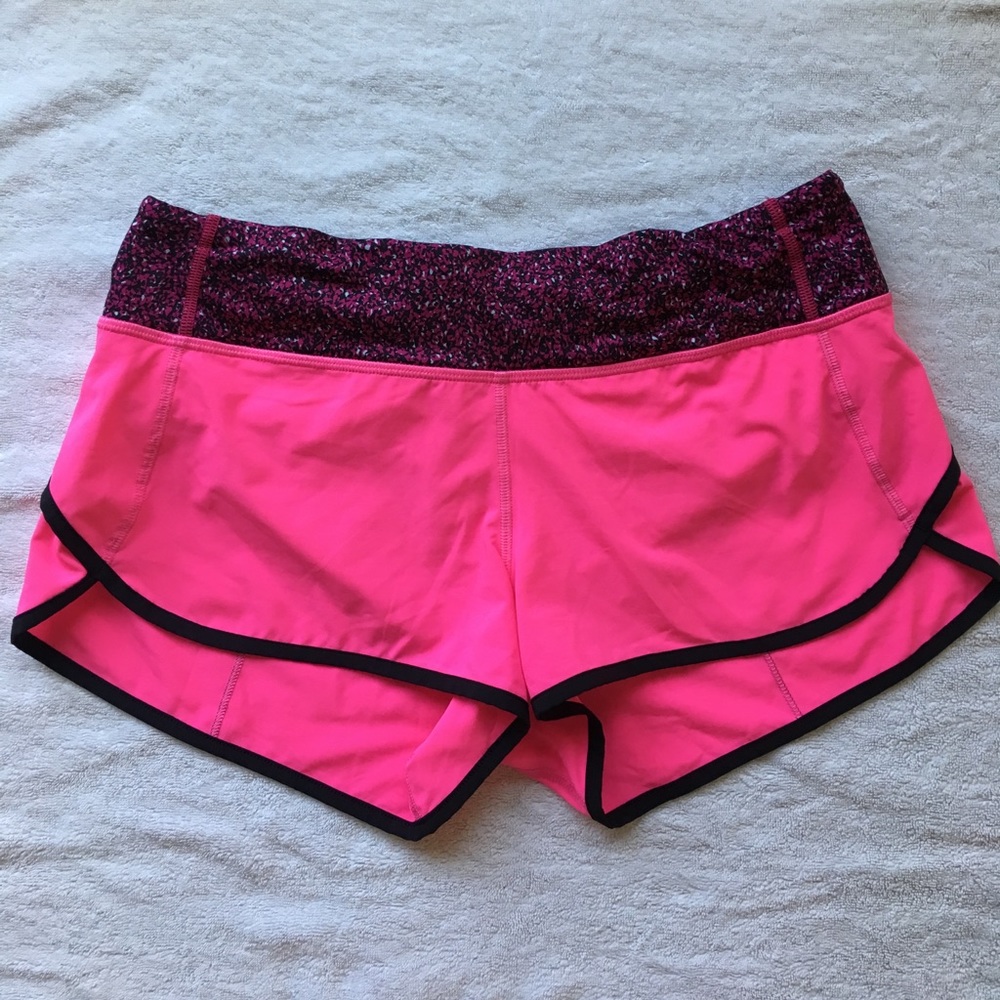 Lululemon Pink Tracker Shorts