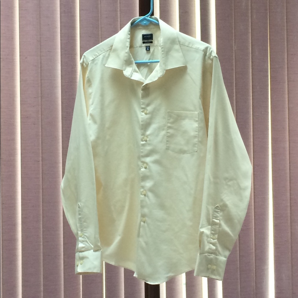 Arrow. Cream dress shirt.