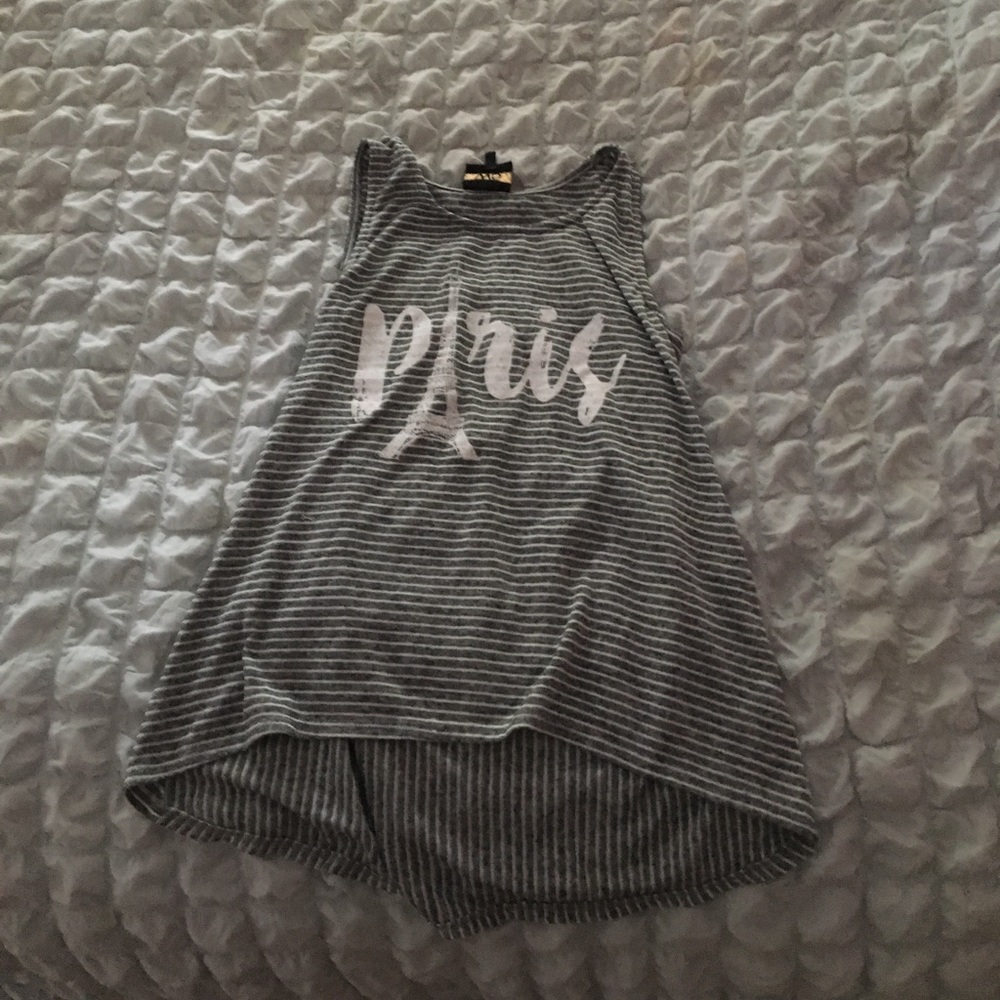 Comfy Paris summer tank/tee