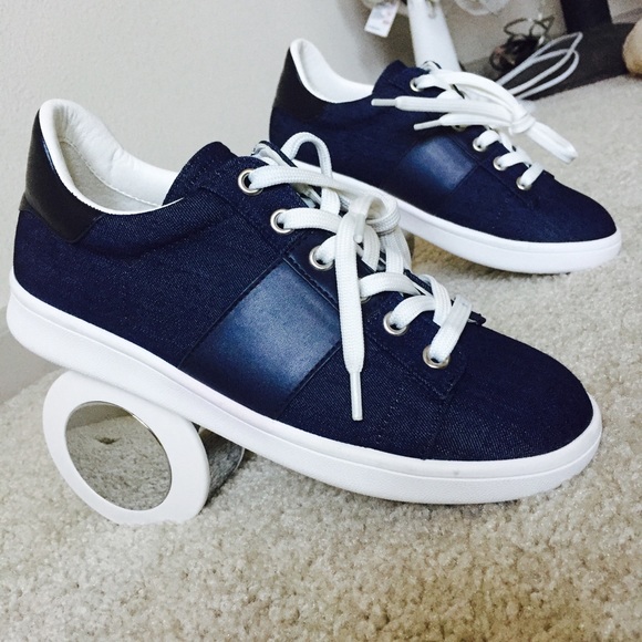 Sam Edelman Marquette Denim Sneakers - Picture 1 of 8