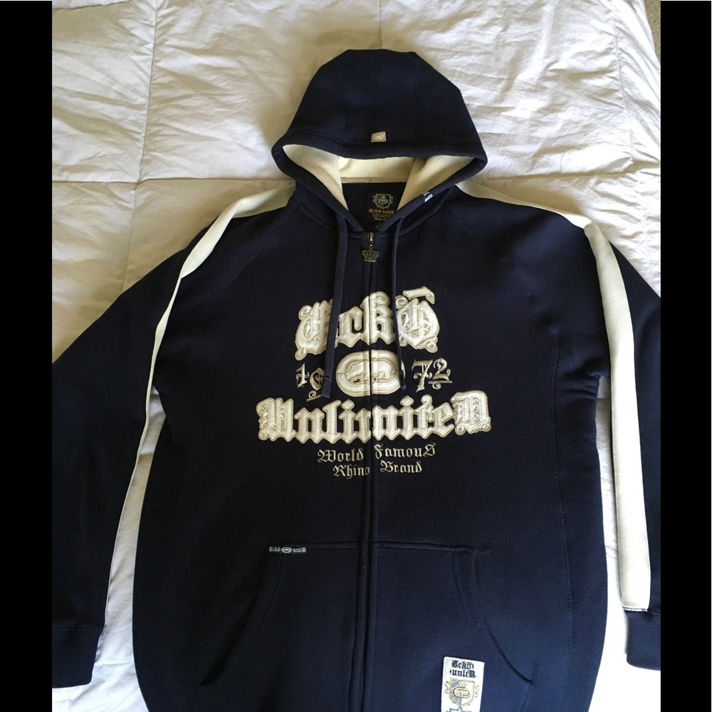 Classic Ecko zip up hoodie