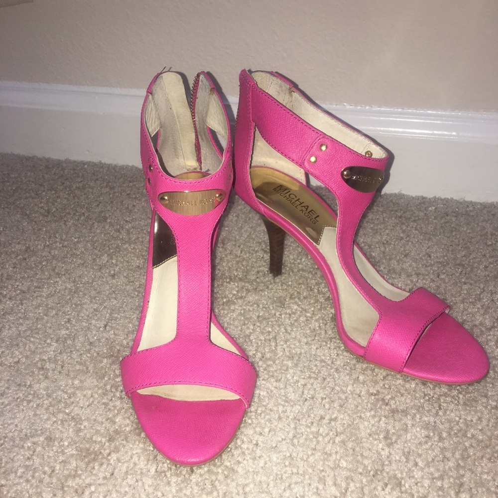 Michael Kors pink heels