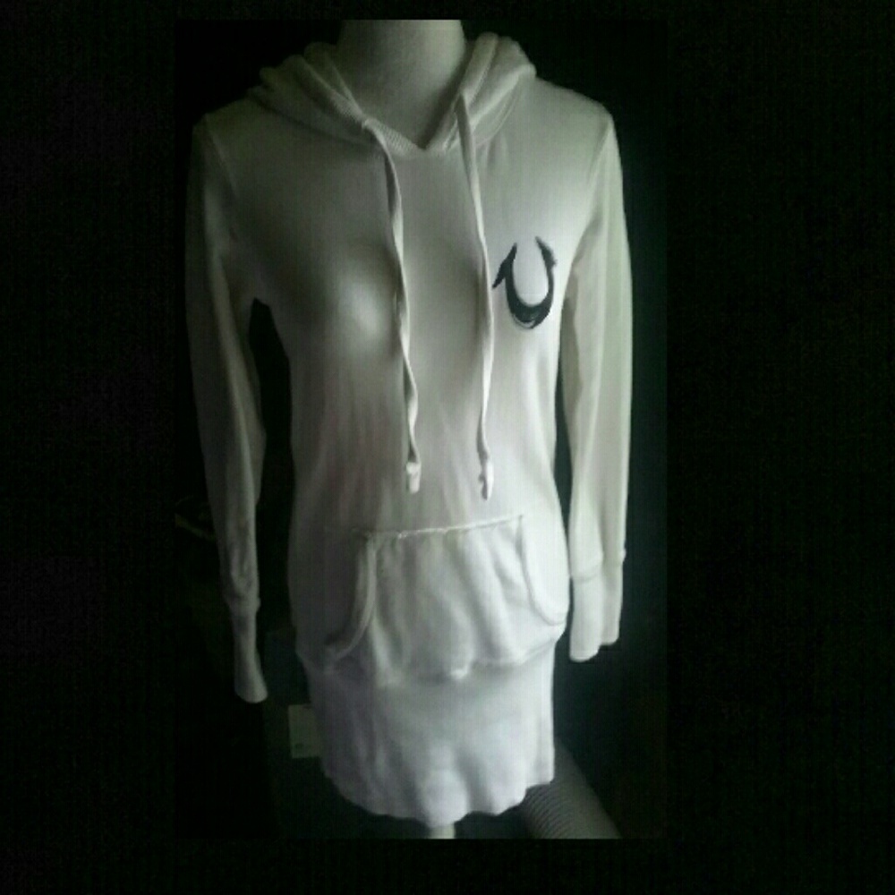 True religion tunic hoodie