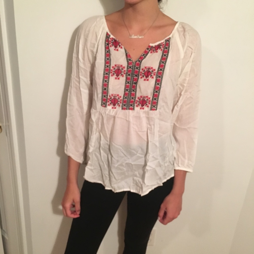 Cute flowy top