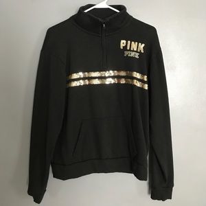 Super comfy PINK quarter zip sweatshirt🎀