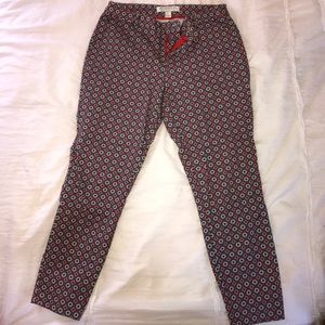 Forever 21 geometric printed dress pants size 6P