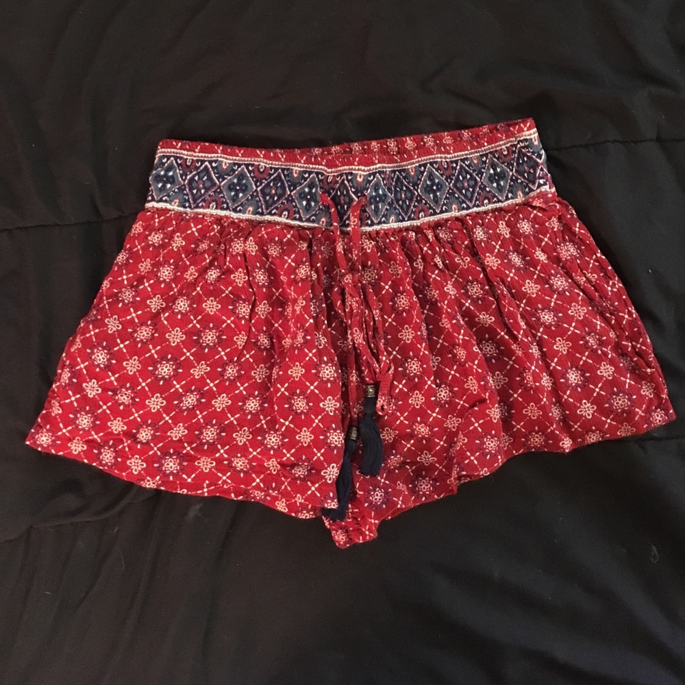 boho flowy shorts