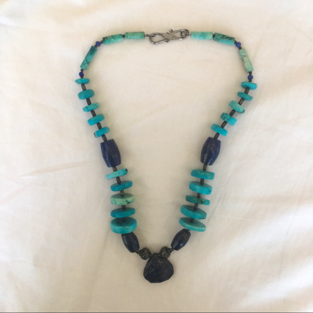 Genuine Turquoise and Lapis Lazuli necklace