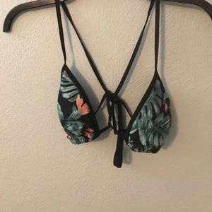 Floral print Bikini top