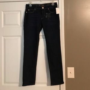 DL1061 Angel Mid-Rise Skinny Ankle Dark Denim Jean