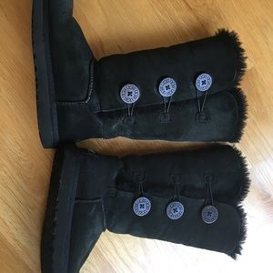 Tall button UGG boots