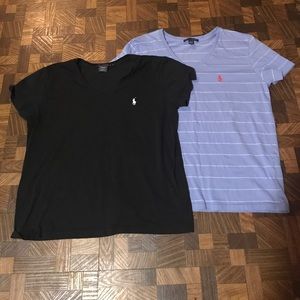 Two Ralph Lauren cotton tees